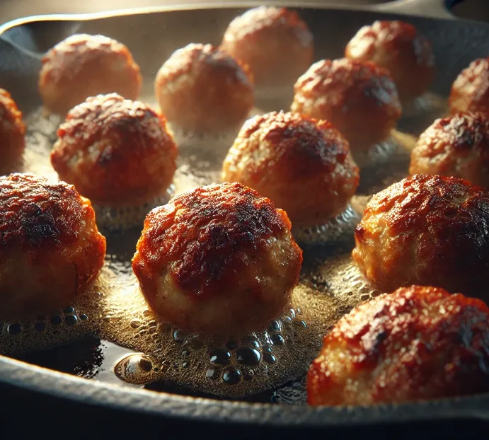 Slow Cooker Tuscan Chicken Meatballs step1