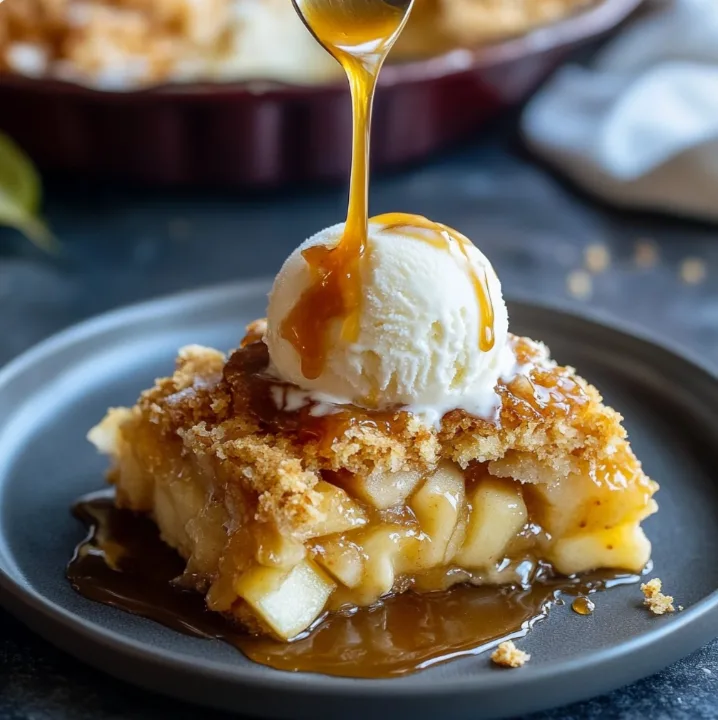Apple Cobbler with Cake Mix