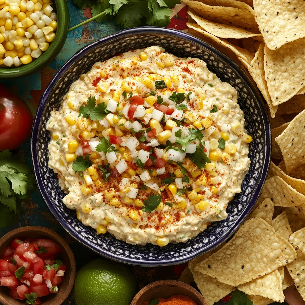 Mexican Corn Dip with Canned Corn