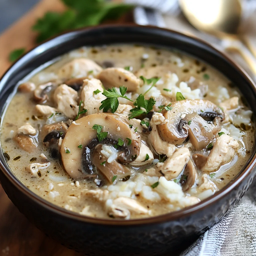 Slow Cooker Chicken with Rice : low Cooker Chicken with Rice and Mushroom Soup