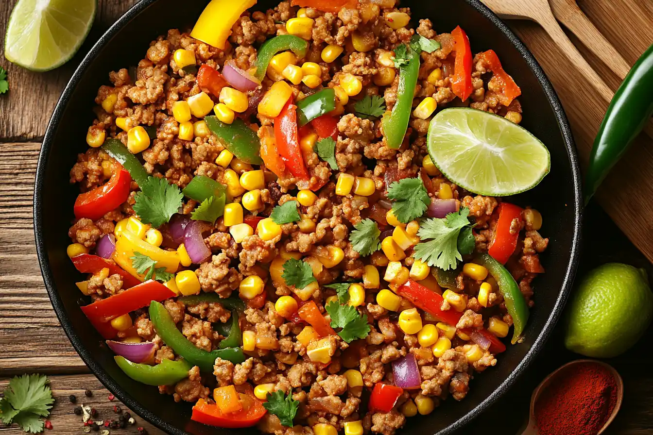 Ground Chicken Mexican Corn Recipe