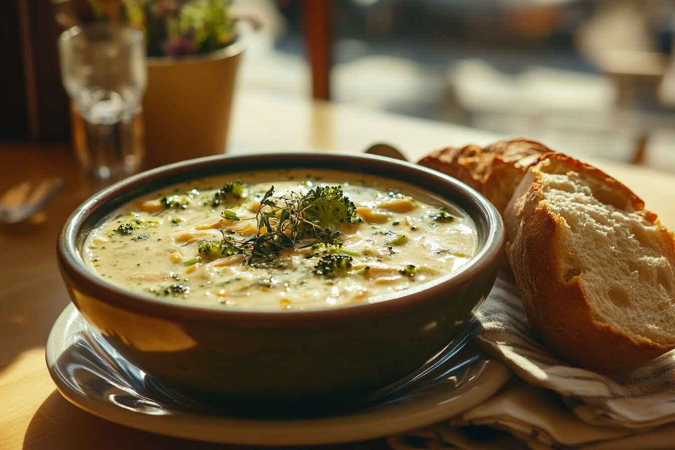 Panera Broccoli Cheddar Soup In A Bread Bowl