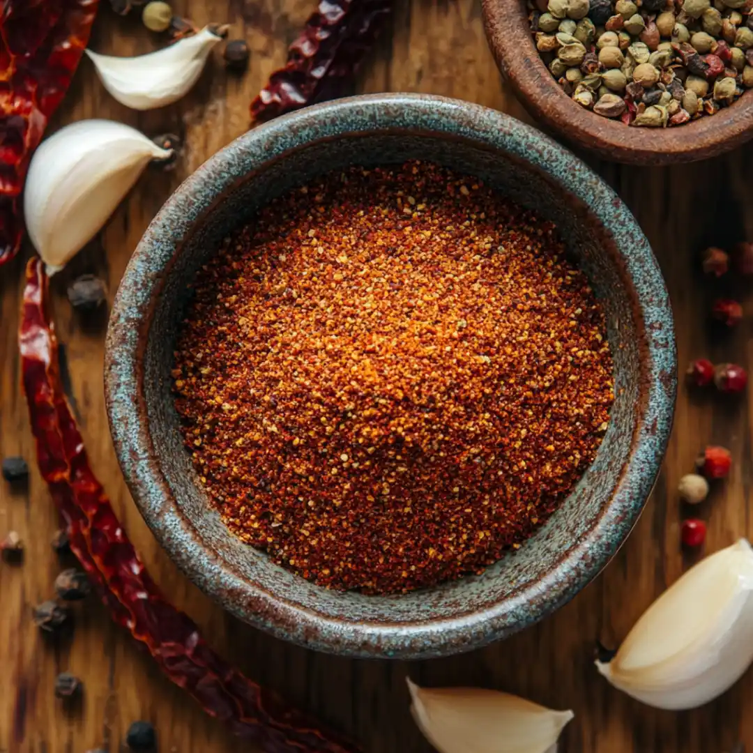 A rustic bowl filled with Southwest Spice Blend HelloFresh Recipe