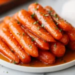Slow Cooker Maple & Brown Sugar Glazed Carrot