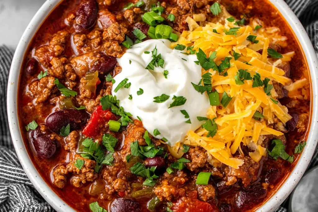 The Best Crockpot Recipes for Busy Weeknights featuring hearty crockpot chili