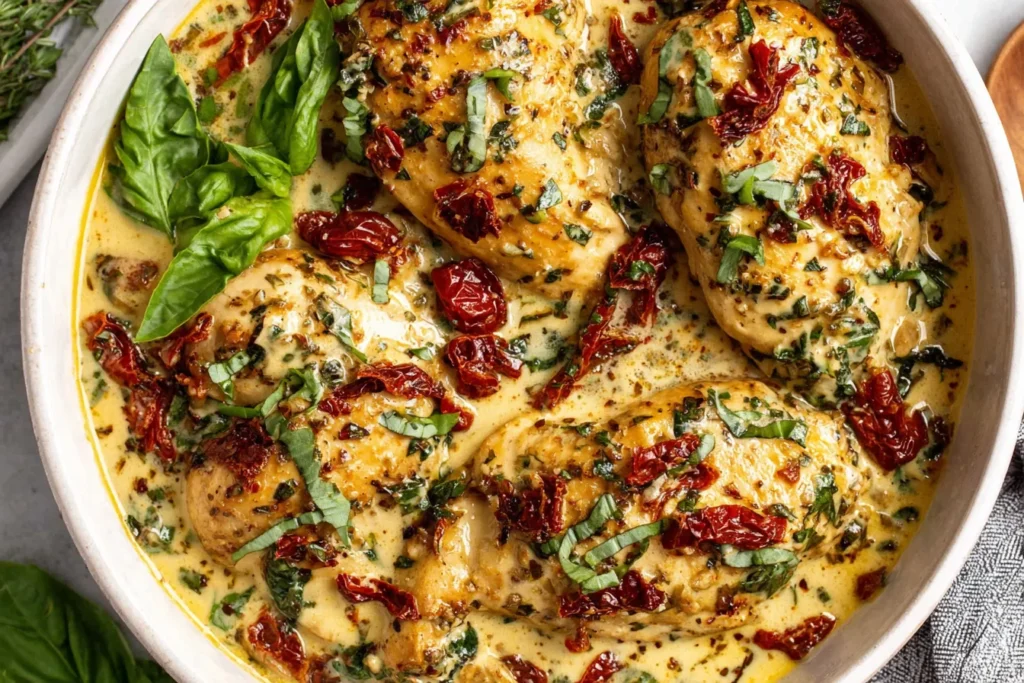 The Best Crockpot Recipes for Busy Weeknights featuring creamy marry me chicken