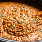 Dishoom Dal in the Slow Cooker simmering into a rich, creamy black lentil curry
