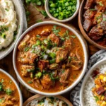 The Best Crockpot Recipes for Busy Weeknights featuring a variety of cozy slow cooker meals