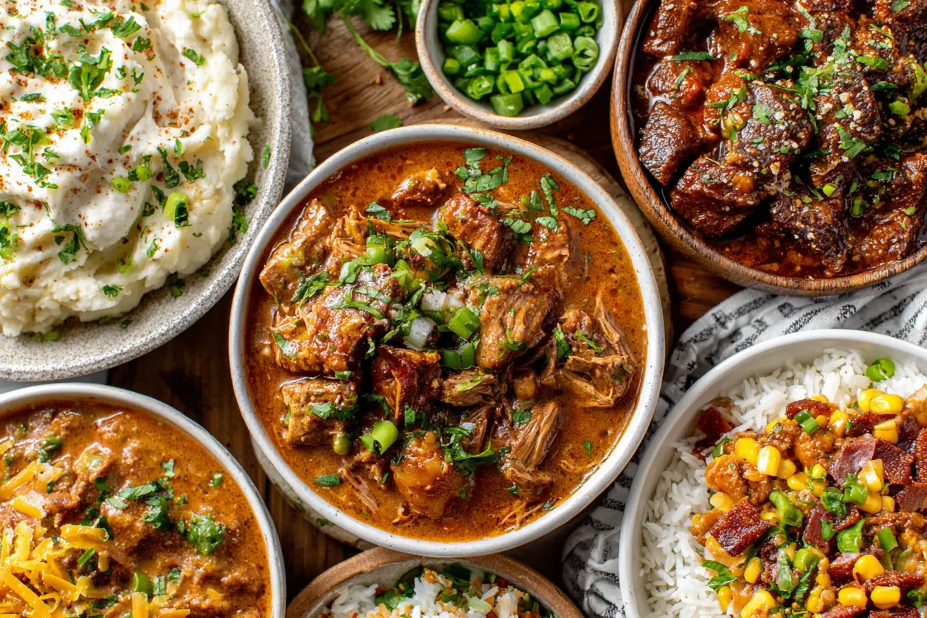 The Best Crockpot Recipes for Busy Weeknights featuring a variety of cozy slow cooker meals